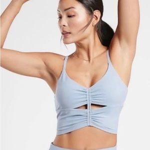 Light blue Athleta sports bra